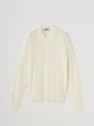 クラシック長袖ニットポロシャツ | DORSET | 30G EASY FIT