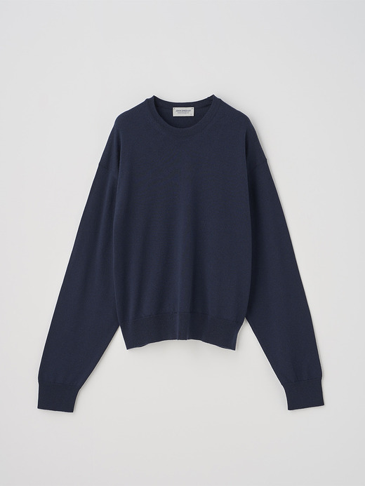 オーバーサイズ長袖ニットプルオーバー | DOTTIE | 24G MODERN FIT 詳細画像 MIDNIGHT 2