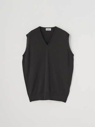 Ｖネックニットベスト | HADFIELD | 24G STANDARD FIT