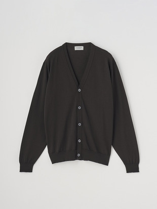 Ｖネック長袖ニットカーディガン | HALIN | 30G MODERN FIT