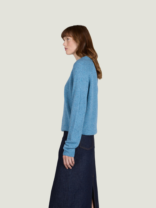 【JS&times;JOHN SMEDLEY】Rugby Shirt | JS140 詳細画像 BLUE FLECK 3