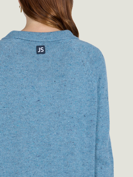 【JS&times;JOHN SMEDLEY】Rugby Shirt | JS140 詳細画像 BLUE FLECK 7