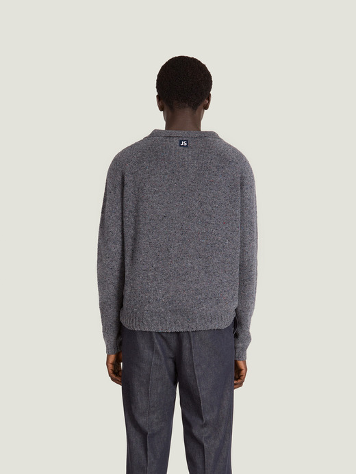 【JS&times;JOHN SMEDLEY】Rugby Shirt | JS140 詳細画像 FRAGMENTED GREY 4