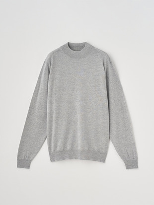モックネック長袖ニットプルオーバー | KILDAY | 30G MODERN FIT
