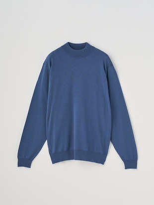 モックネック長袖ニットプルオーバー | KILDAY | 30G MODERN FIT
