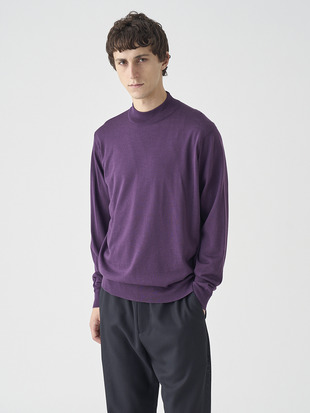 モックネック長袖ニットプルオーバー | KILDAY | 30G MODERN FIT