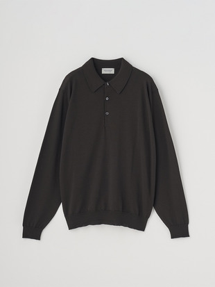 長袖ニットポロシャツ | KNOLL | 30G MODERN FIT