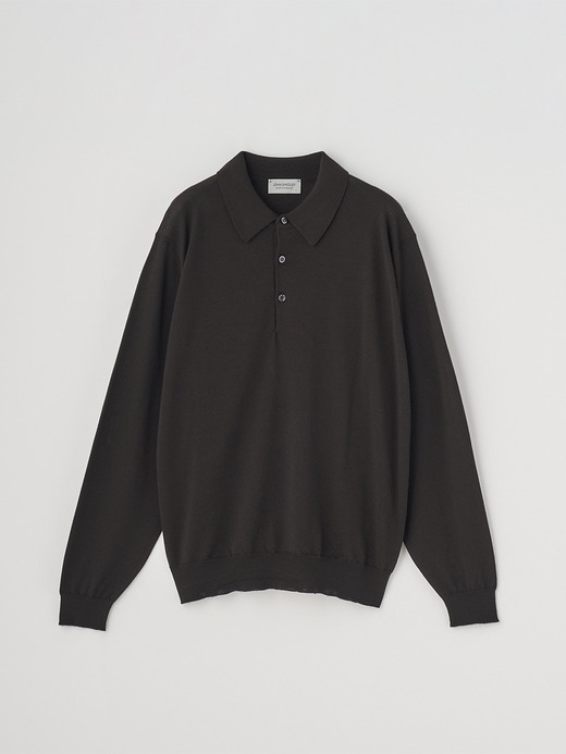 長袖ニットポロシャツ | KNOLL | 30G MODERN FIT 詳細画像 FAULKNER BROWN 1