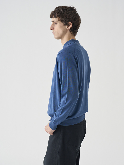 長袖ニットポロシャツ | KNOLL | 30G MODERN FIT 詳細画像 TEAL FIRTH 6