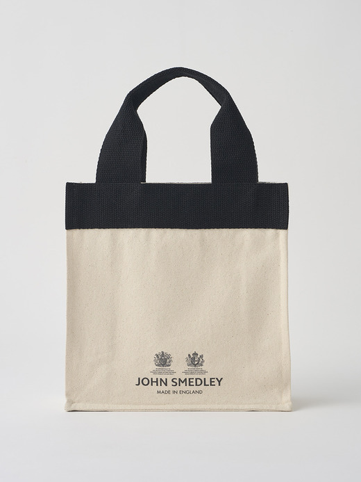 【日本限定】JOHN SMEDLEY&times;re-wrap ブックストアキャンバストートバッグ｜SMALL 詳細画像 NATURAL 2