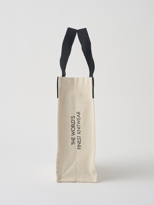 【日本限定】JOHN SMEDLEY&times;re-wrap ブックストアキャンバストートバッグ｜SMALL 詳細画像 NATURAL 4