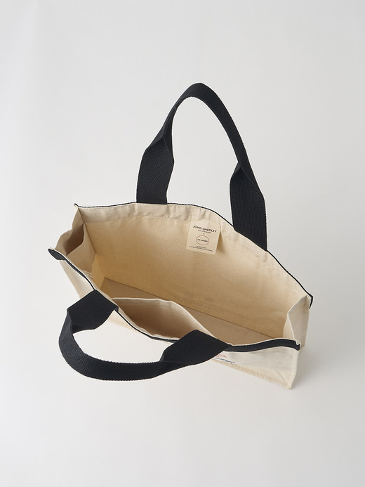 【日本限定】JOHN SMEDLEY&times;re-wrap ブックストアキャンバストートバッグ｜LARGE 詳細画像 NATURAL 6