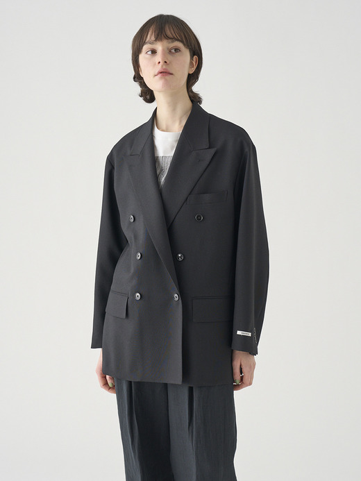 JOHN SMEDLEY×COUTURE D’ADAM 別注オーバーサイズウールジャケット | FJ347 詳細画像 NO1(L03630FJ347_ブラック) 2