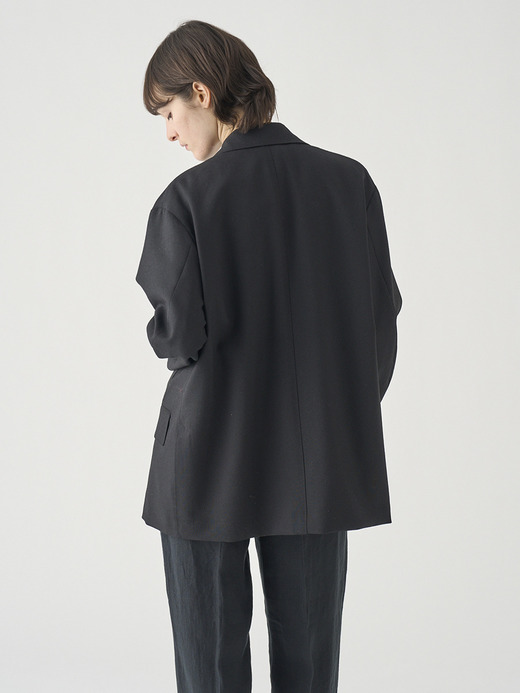 JOHN SMEDLEY×COUTURE D’ADAM 別注オーバーサイズウールジャケット | FJ347 詳細画像 NO1(L03630FJ347_ブラック) 3