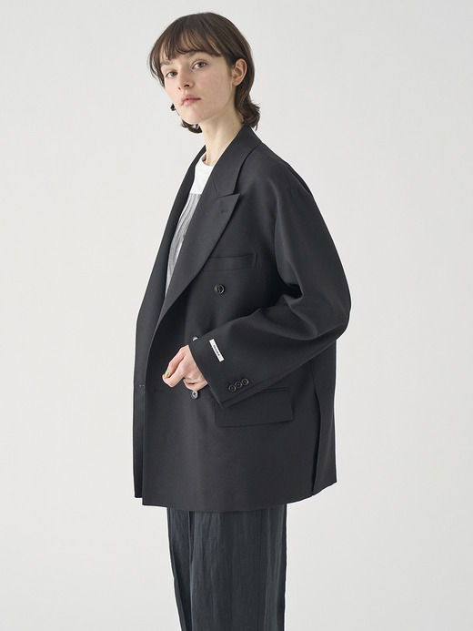 JOHN SMEDLEY×COUTURE D’ADAM 別注オーバーサイズウールジャケット | FJ347 詳細画像 NO1(L03630FJ347_ブラック) 6