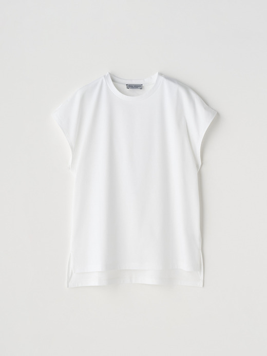 コットンジョーゼットジャージーフレンチスリーブＴシャツ｜TS101 詳細画像 NO4(L03630TS101_ホワイト) 1