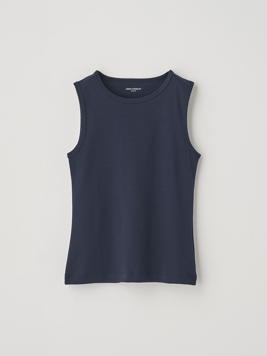 スビンコットンタンクトップ｜UTS935｜UNDERWEAR for WOMEN 詳細画像 NO3(L03630TS935_ネイビー) 1