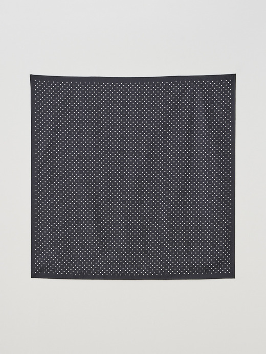 Silk Dot Scarf | LARGE 詳細画像 NO2(L03640SF751_ネイビー) 2