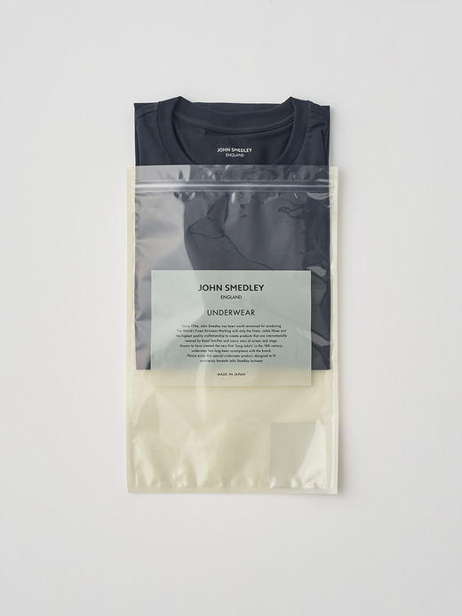 オリジナルコットン天竺半袖Ｔシャツ｜TS912｜UNDERWEAR for MEN 詳細画像 NO2(L03680TS912_ネイビー) 3