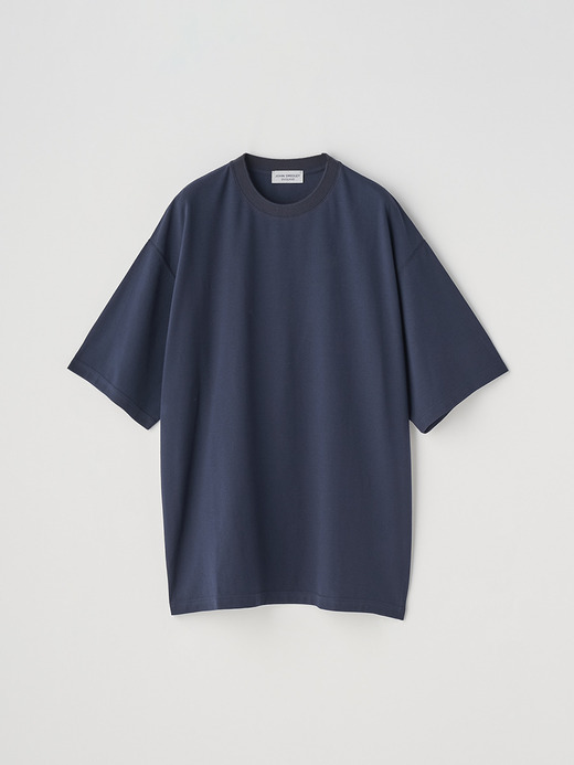 ジョーゼットジャージー モックネック半袖Ｔシャツ｜TS959 詳細画像 NO1(L03680TS959_ダークネイビー) 1
