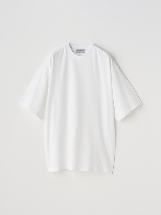 ジョーゼットジャージー モックネック半袖Ｔシャツ｜TS959 詳細画像 NO2(L03680TS959_ホワイト) 1