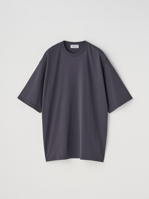 オリジナルコットン天竺オーバーサイズ半袖Ｔシャツ｜TS960 詳細画像 NO1(L03680TS960_チャコール) 1