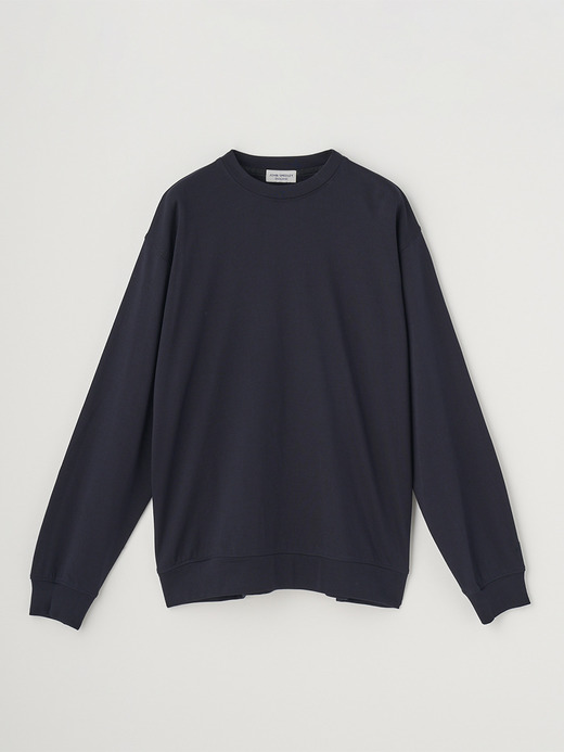 シルク100% クルーネック長袖裏毛スウェット｜TS990 詳細画像 NO1(L03680TS990_ダークネイビー) 2