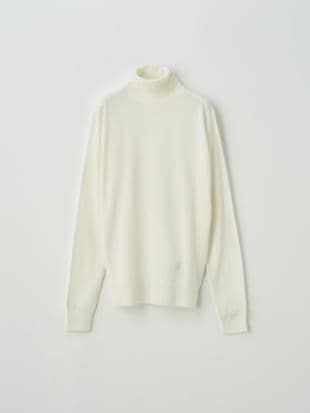 タートルネック長袖ニットプルオーバー | LENA | 30G MODERN FIT