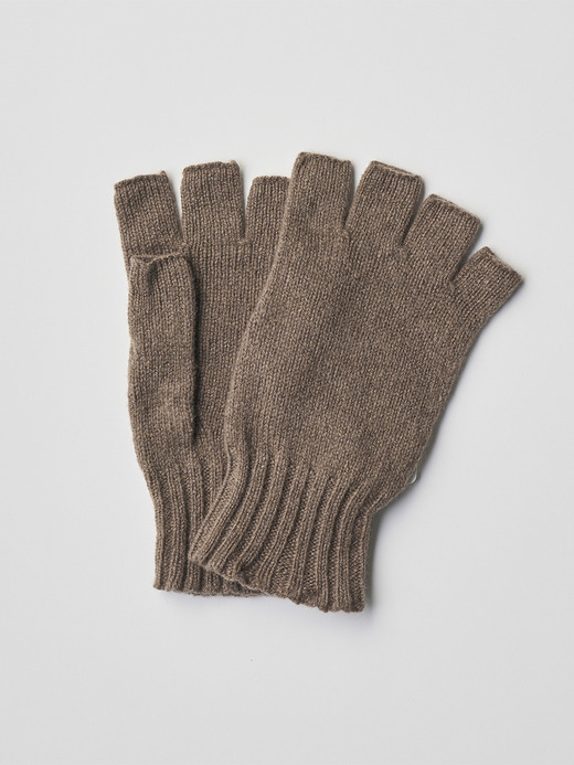 ［Eco Cashmere］カシミヤ混 フィンガーレスニットグローブ | MIST | 5G 詳細画像 TOAST 1