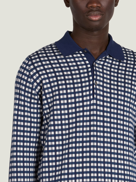 【MAXIMILIAN RAYNORxJOHN SMEDELEY】Gingham Poloshirt｜MR003 詳細画像 NO1(MR003) 6