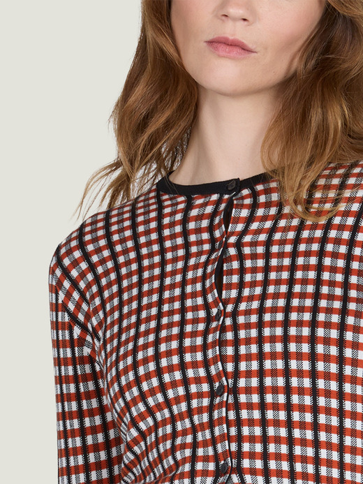 【MAXIMILIAN RAYNORxJOHN SMEDELEY】Gingham Cardigan｜MR008 詳細画像 NO2(MR008) 3