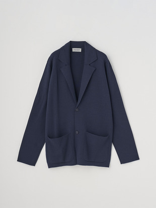 長袖ラペルニットジャケット | NARAH | 24G EASY FIT