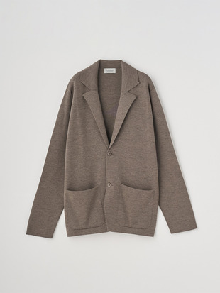 長袖ラペルニットジャケット | NARAH | 24G EASY FIT