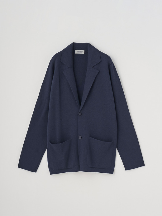 長袖ラペルニットジャケット | NARAH | 24G EASY FIT 詳細画像 MIDNIGHT 1