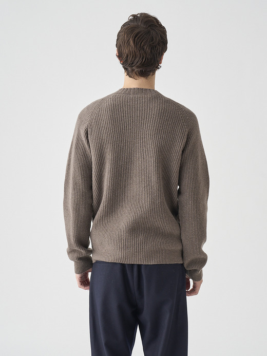 ［Eco Cashmere］カシミヤ混 クルーネック長袖ニットプルオーバー | OXNARD | 7G 詳細画像 TOAST 8