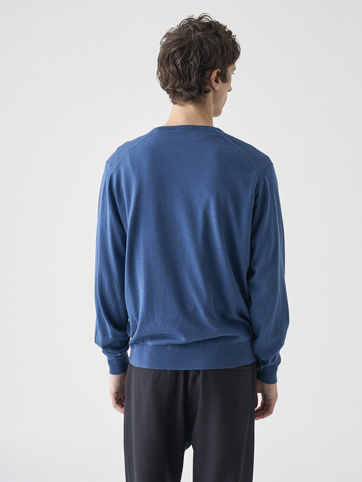 Ｖネック長袖ニットプルオーバー | PACKHAM | 30G MODERN FIT 詳細画像 TEAL FIRTH 10