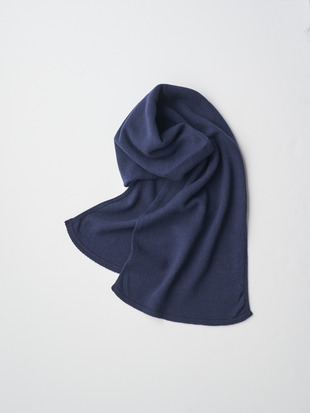［Eco Cashmere］カシミヤ混 ニットマフラー | QUARTZ | 5G