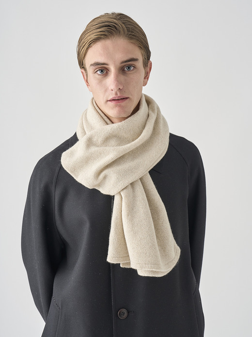 ［Eco Cashmere］カシミヤ混 ニットマフラー | QUARTZ | 5G 詳細画像 PAMPAS 1