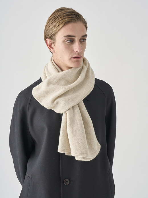 ［Eco Cashmere］カシミヤ混 ニットマフラー | QUARTZ | 5G 詳細画像 PAMPAS 4