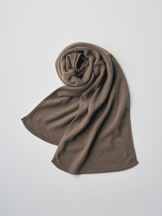 ［Eco Cashmere］カシミヤ混 ニットマフラー | QUARTZ | 5G 詳細画像 TOAST 2