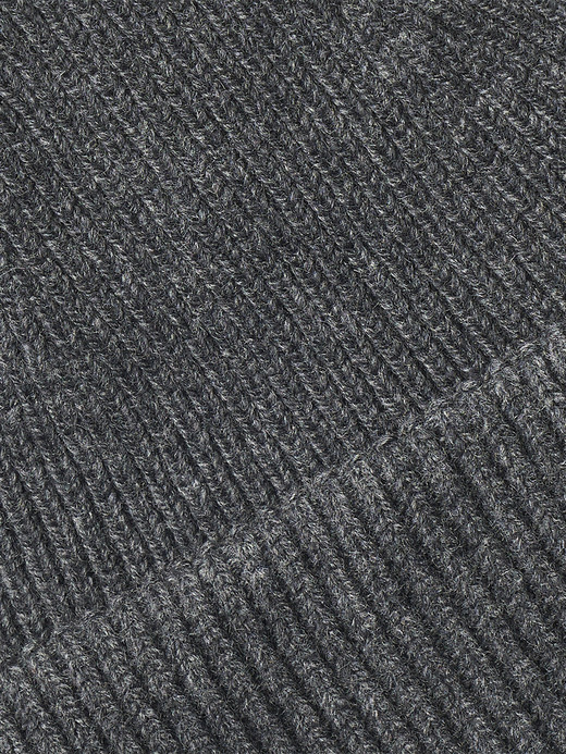 ［Eco Cashmere］カシミヤ混 リブ編ニットキャップ | SUNDAY | 5G 詳細画像 DARK ASH 6