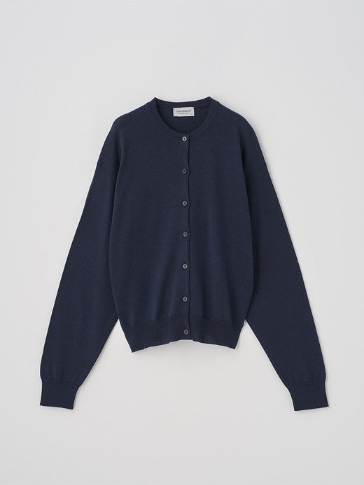 オーバーサイズ長袖ニットカーディガン | TANDICE | 24G MODERN FIT 詳細画像 MIDNIGHT 2