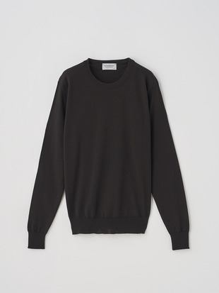 クルーネック長袖ニットプルオーバー | VIVIENNE | 30G MODERN FIT
