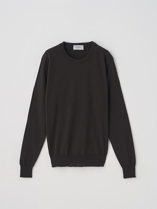 クルーネック長袖ニットプルオーバー | VIVIENNE | 30G MODERN FIT 詳細画像 FAULKNER BROWN 1