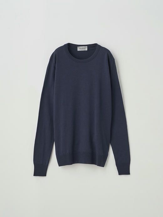 クルーネック長袖ニットプルオーバー | VIVIENNE | 30G MODERN FIT 詳細画像 MIDNIGHT 1