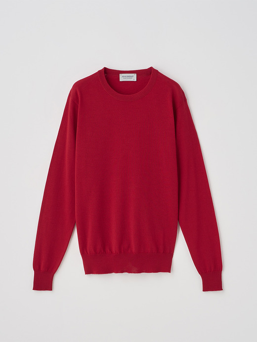 クルーネック長袖ニットプルオーバー | VIVIENNE | 30G MODERN FIT 詳細画像 RUBY RED 1
