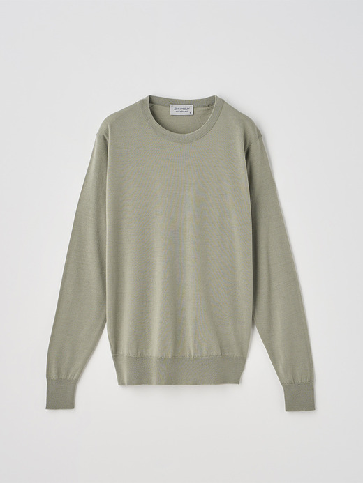 クルーネック長袖ニットプルオーバー | VIVIENNE | 30G MODERN FIT 詳細画像 THISTLE DEW 1