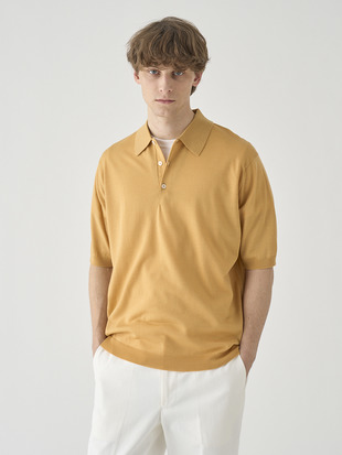 ウール クラシックニットポロシャツ | AOYAMA | 30G EASY FIT