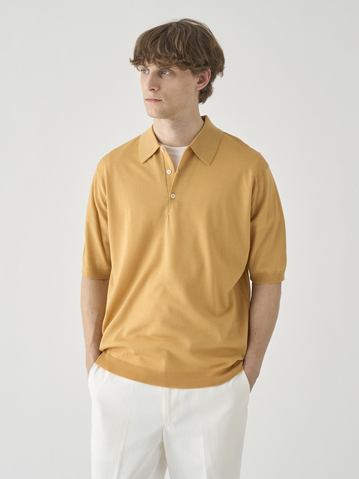 ウール クラシックニットポロシャツ | AOYAMA | 30G EASY FIT 詳細画像 DUNE 3