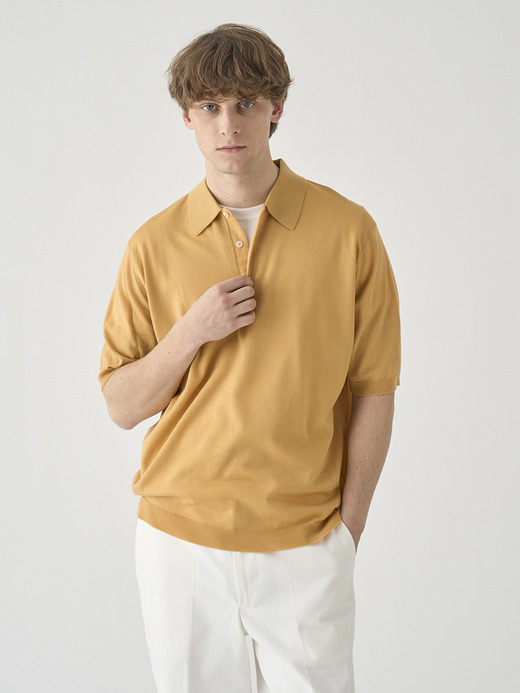 ウール クラシックニットポロシャツ | AOYAMA | 30G EASY FIT 詳細画像 DUNE 4